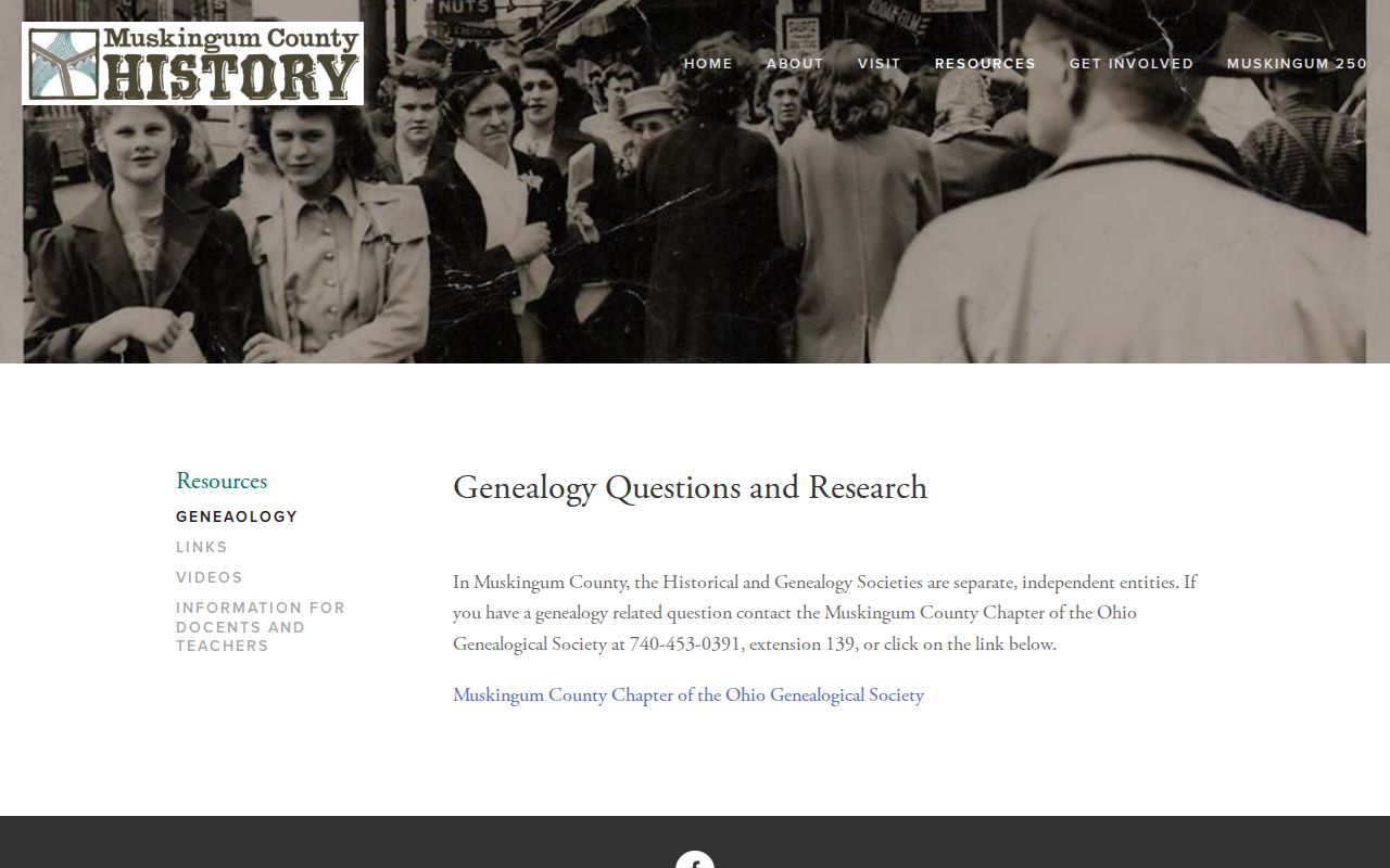 Zanesville city directory genealogy resources from Muskingum historical society